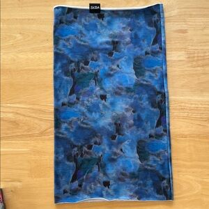 Skida Blue Abstract Scarf